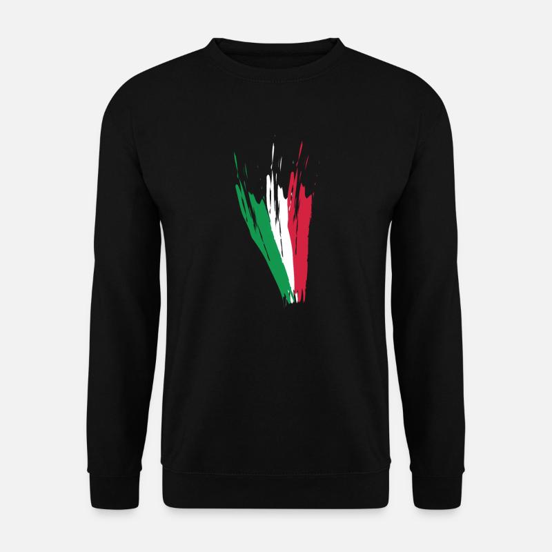 Flagge Von Italien - Unisex Pullover - Schwarz