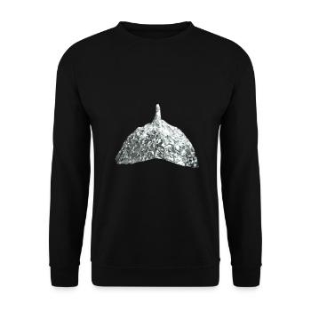 Chapeau en aluminium - Sweat-shirt Unisexe - noir - Devant - Alina (178cm) & Michal (187cm)