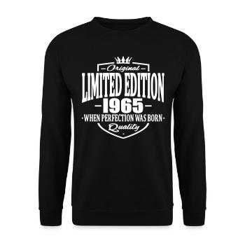 Limited edition 1965 - Unisex Sweatshirt - black - Front - Alina (178cm) & Michal (187cm)