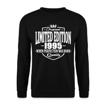 Limited edition 1995 - Sweat-shirt Unisexe - noir - Devant - Alina (178cm) & Michal (187cm)