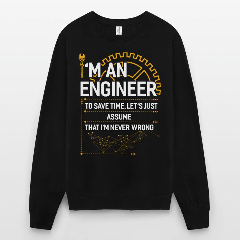 Engineer mechanical engineering electrical engineering gift Unisex Sweatshirt