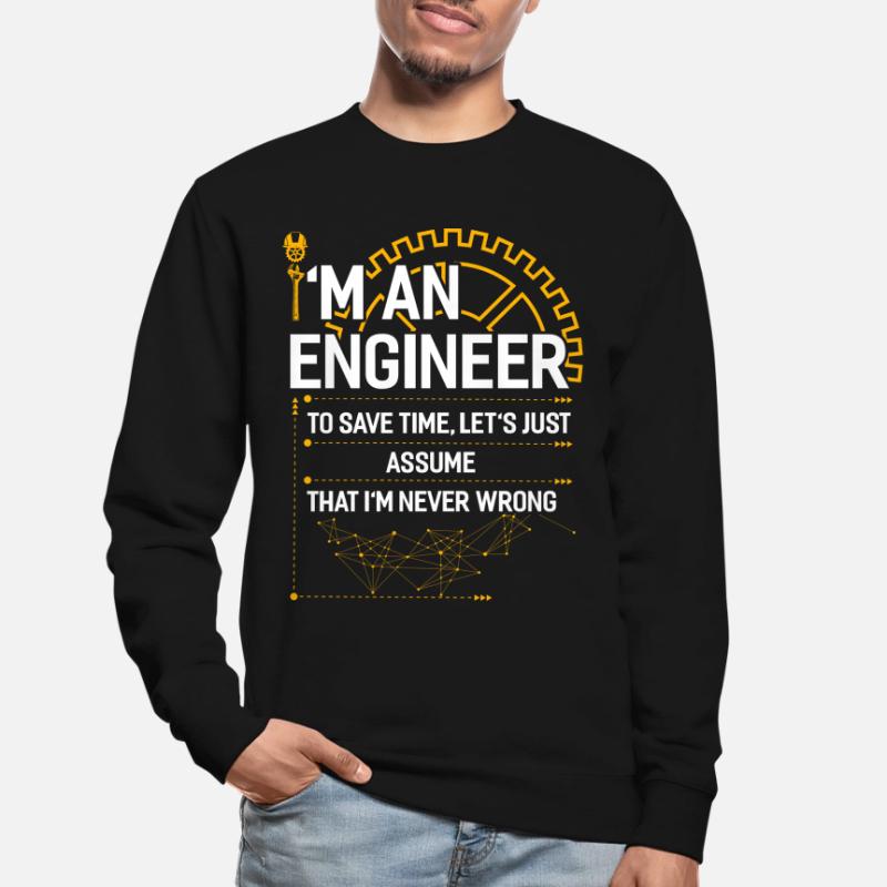 Engineer mechanical engineering electrical engineering gift Unisex Sweatshirt