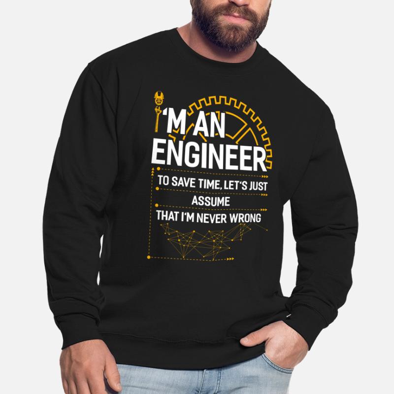 Engineer mechanical engineering electrical engineering gift Unisex Sweatshirt