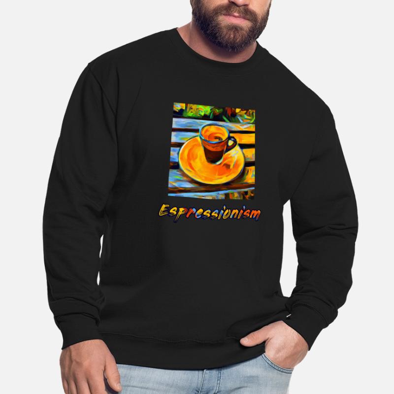 Aus einem expressionistischen Espresso wird Espressionismus Unisex Pullover