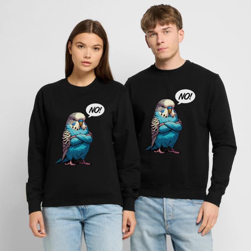 Pas de perruche oiseau perruche perruches perruches Sweat-shirt Unisexe