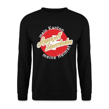 My home Appenzell Innerrhoden gift - Unisex Sweatshirt - black - Front - Alina (178cm) & Michal (187cm)
