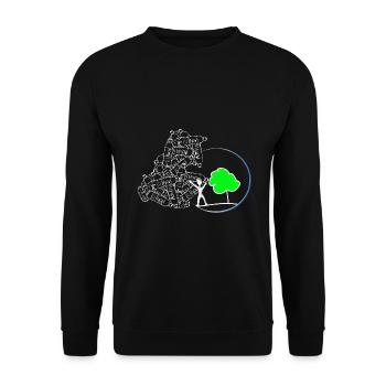 Protection de l'environnement Conservation de la nature - Sweat-shirt Unisexe - noir - Devant - Alina (178cm) & Michal (187cm)