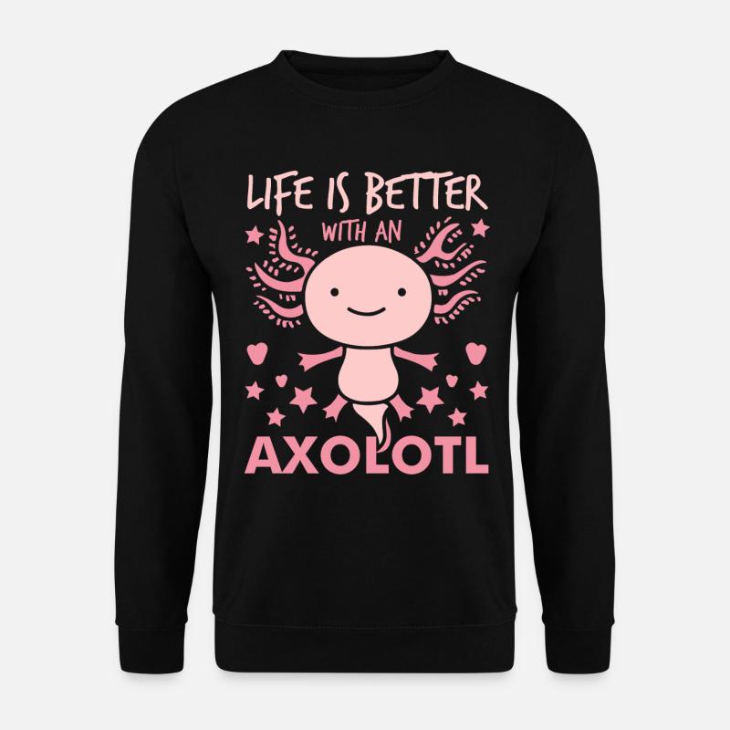 Axolotl - Unisex Sweatshirt - black