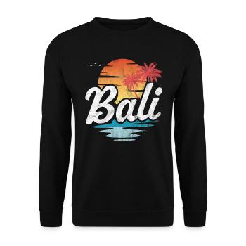 Bali - Sweat-shirt Unisexe - noir - Devant - Alina (178cm) & Michal (187cm)
