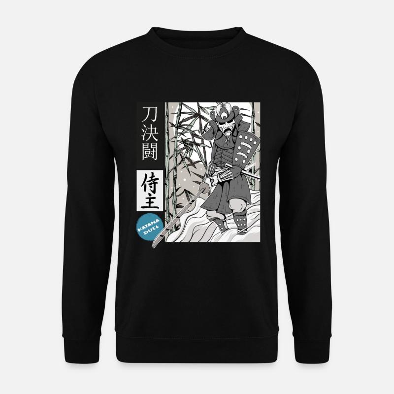 Samurai katana masterful swordsman - Unisex Sweatshirt - black