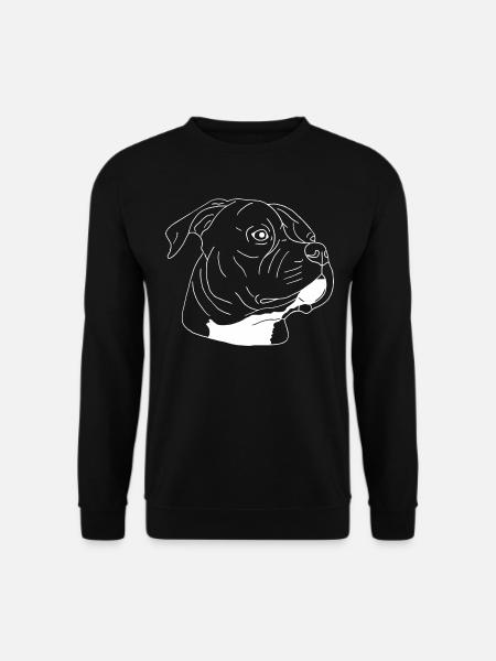 American Staffordshire Terrier - Unisex Pullover - Schwarz