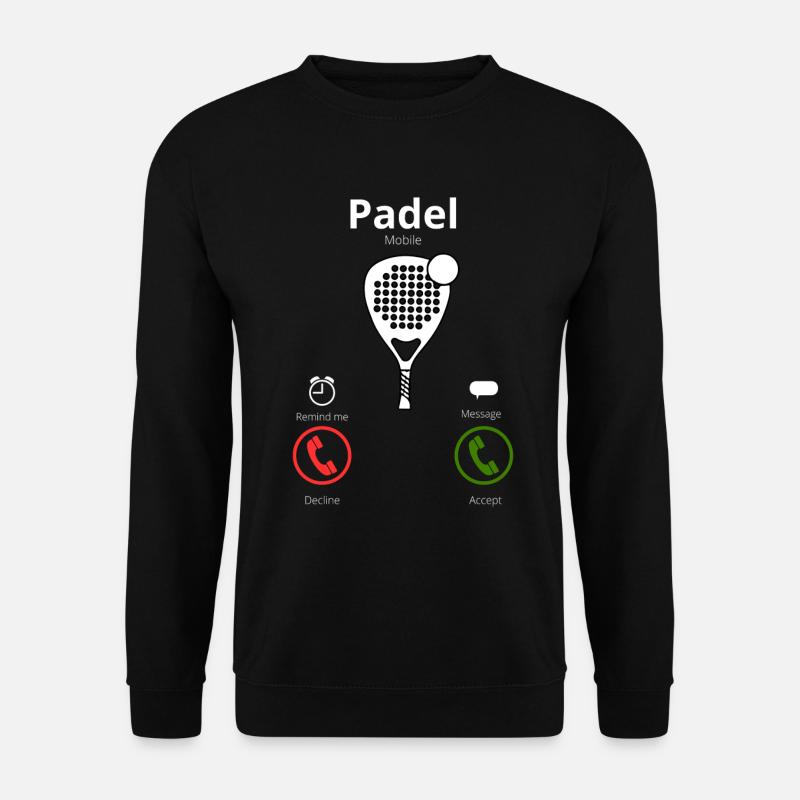 Padel calls me - Unisex Sweatshirt - black