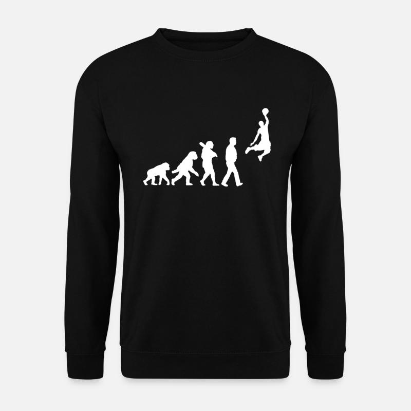 Évolution du basketball - Sweat-shirt Unisexe - noir