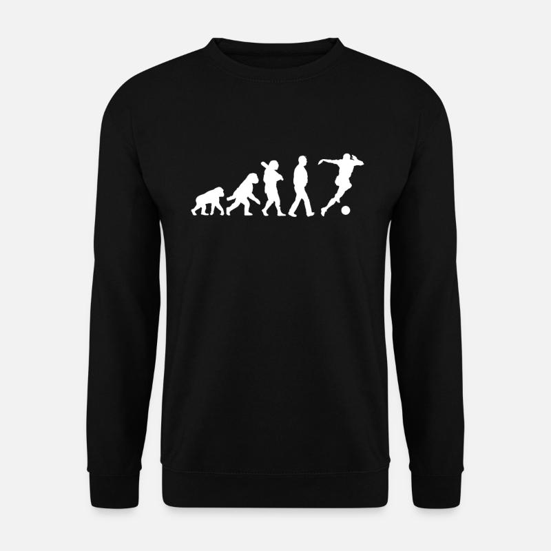 Evolution of football - Unisex Sweatshirt - black