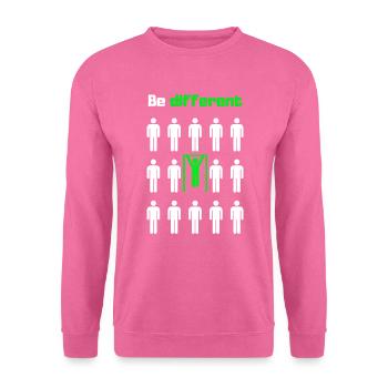 Anders sein, trainieren - Unisex Pullover - Pink - Vorne