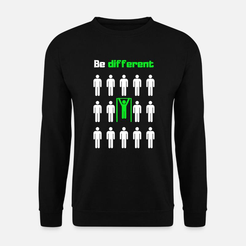 Soyez différent, entraînez-vous - Sweat-shirt Unisexe - noir