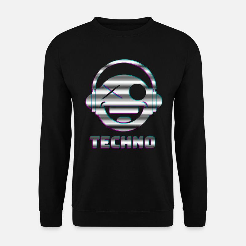 Techno - Sweat-shirt Unisexe - noir