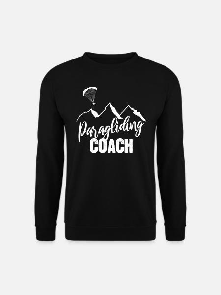 Paragliding coach - Unisex Sweatshirt - black