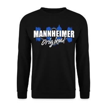 mannheimer original - Sweat-shirt Unisexe - noir - Devant - Alina (178cm) & Michal (187cm)