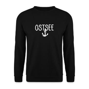Ostsee - Unisex Pullover - Schwarz - Vorne - Alina (178cm) & Michal (187cm)