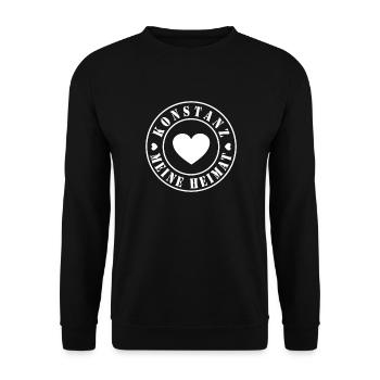 Konstanz - Meine Heimat - Unisex Pullover - Schwarz - Vorne - Alina (178cm) & Michal (187cm)