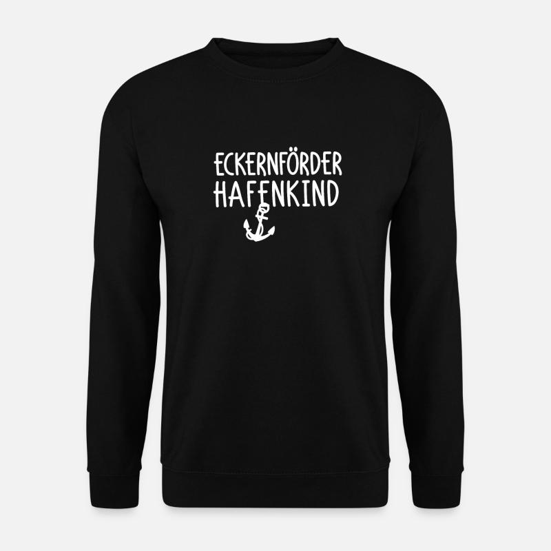Eckernförder Hafenkind - Unisex Pullover - Schwarz