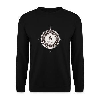 Bushcraft Bayerischer Wald - Unisex Pullover - Schwarz - Vorne - Alina (178cm) & Michal (187cm)