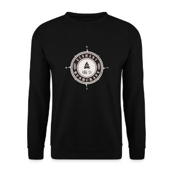 Bushcraft Germany - Unisex Sweatshirt - black - Front - Alina (178cm) & Michal (187cm)
