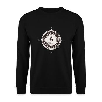 Bushcraft Vosges - Unisex Pullover - Schwarz - Vorne - Alina (178cm) & Michal (187cm)