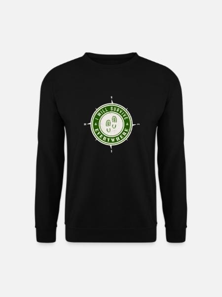 I will survive everywhere - Unisex Sweatshirt - black
