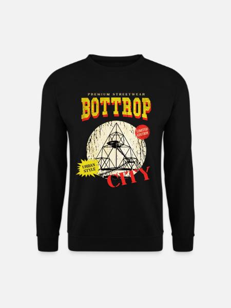 Bottrop Deutschland Stadt Skyline Vintage Retro - Unisex Pullover - Schwarz