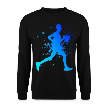 Jogging Femme Jogging Cross Country Running - Sweat-shirt Unisexe - noir - Devant - Alina (178cm) & Michal (187cm)