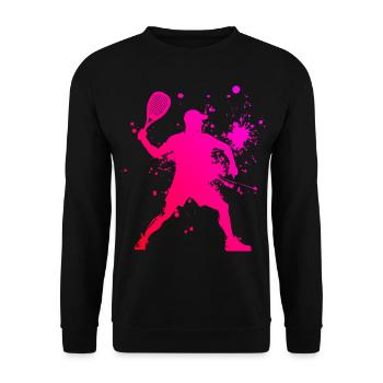 Racquetball Games Pickleball Games Racquetball - Unisex Sweatshirt - black - Front - Alina (178cm) & Michal (187cm)