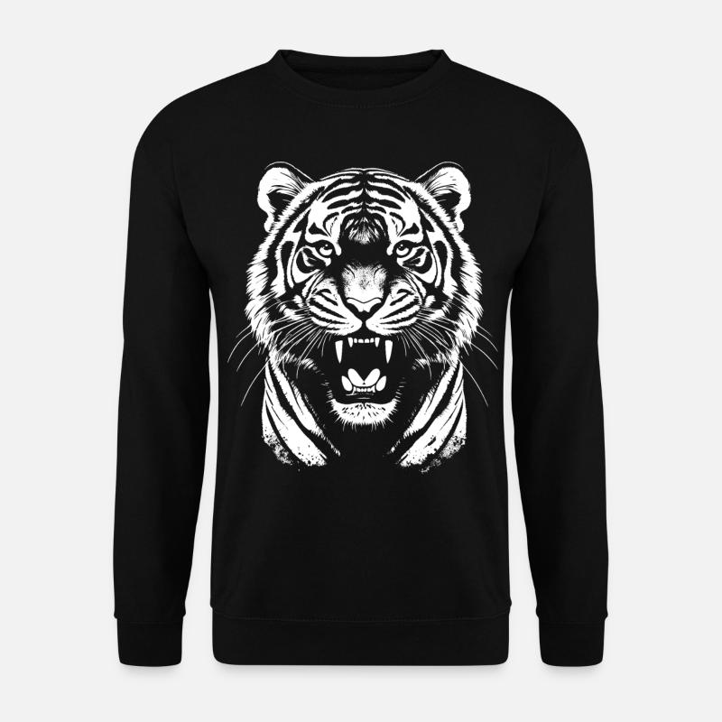 🅣🅘🅖🅔🅡 ♡ - Unisex Pullover - Schwarz