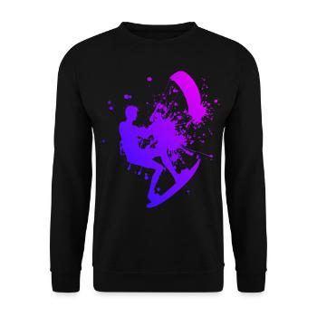 Kitesurf Kitesurf Cerf-volant Femmes Hommes Kitesurf - Sweat-shirt Unisexe - noir - Devant - Alina (178cm) & Michal (187cm)