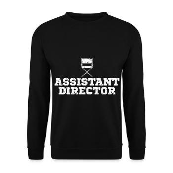 Assistant Director - Unisex Pullover - Schwarz - Vorne - Alina (178cm) & Michal (187cm)