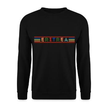 ERITREA - Unisex Pullover - Schwarz - Vorne - Alina (178cm) & Michal (187cm)