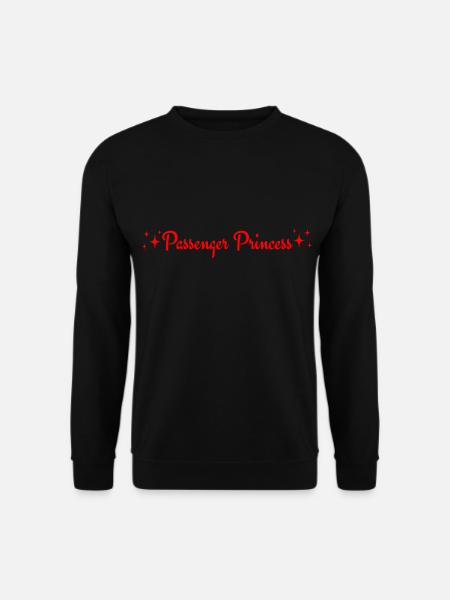 Passagier-Prinzessin - Unisex Pullover - Schwarz
