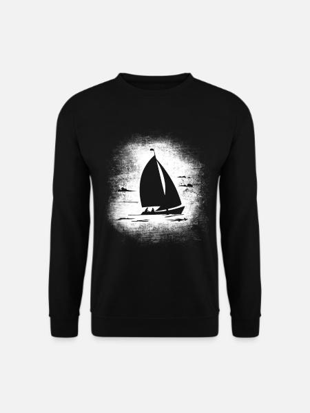 Sailing - Sailboat - Unisex Sweatshirt - black