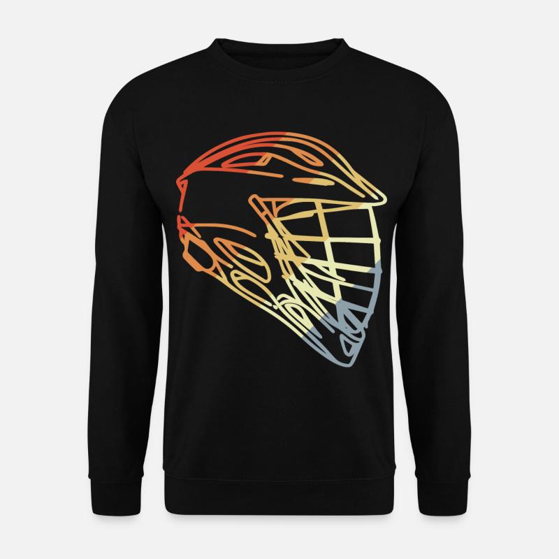 Casque de crosse style rétro - Sweat-shirt Unisexe - noir