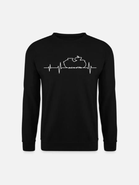 Simson Spatz EKG Pulse of Life - Unisex Pullover - Schwarz