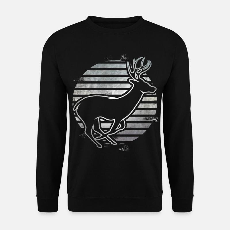 roe deer - Unisex Sweatshirt - black
