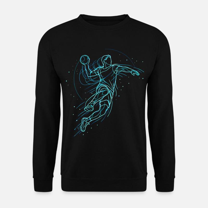 Handball Handballer Geschenk  - Unisex Pullover - Schwarz