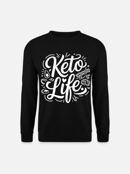 Keto Life Doodle - Unisex Sweatshirt - black