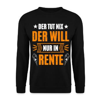 Pyro Retired - Unisex Sweatshirt - black - Front - Alina (178cm) & Michal (187cm)