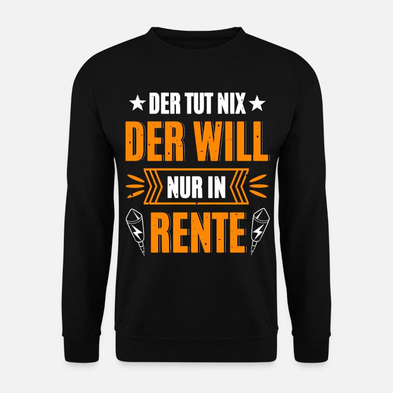 Pyro In Rente - Unisex Pullover - Schwarz