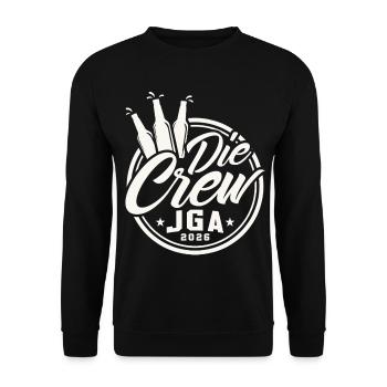 Bachelor Party 2026 Team Groom Bachelor Party - Unisex Sweatshirt - black - Front - Alina (178cm) & Michal (187cm)