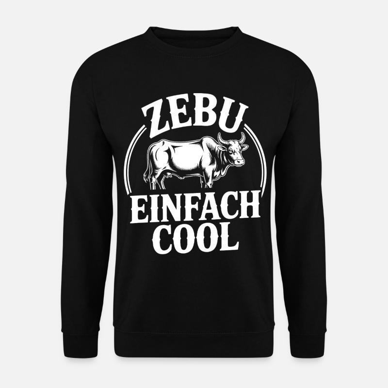 Zebu Simply Cool Logo - Unisex Sweatshirt - black