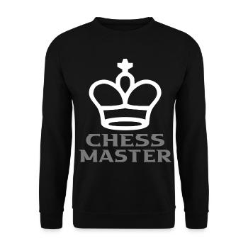 Schach - Unisex Pullover - Schwarz - Vorne - Alina (178cm) & Michal (187cm)