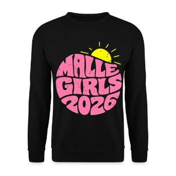 Malle 2026 Malle Girls - Sweat-shirt Unisexe - noir - Devant - Alina (178cm) & Michal (187cm)